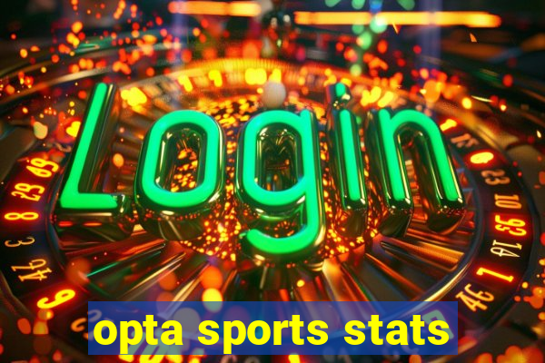 opta sports stats